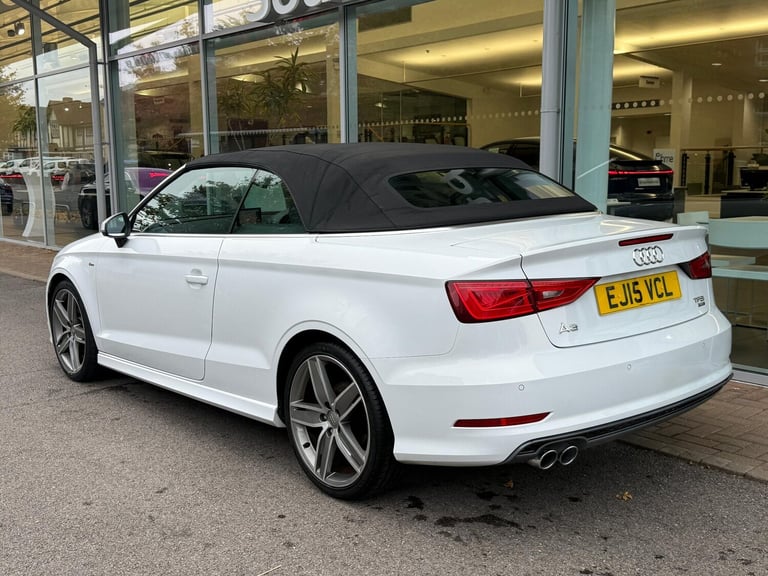 2015 Audi A3 Cabriolet 1.4 TFSI CoD S line Convertible 2dr Petrol S Tronic Euro 6 (s/s) (150 ps) ...