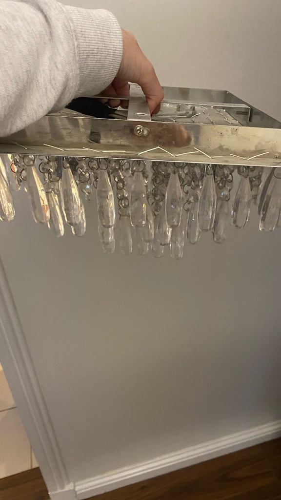 2 ***Matalan chrome flush lights