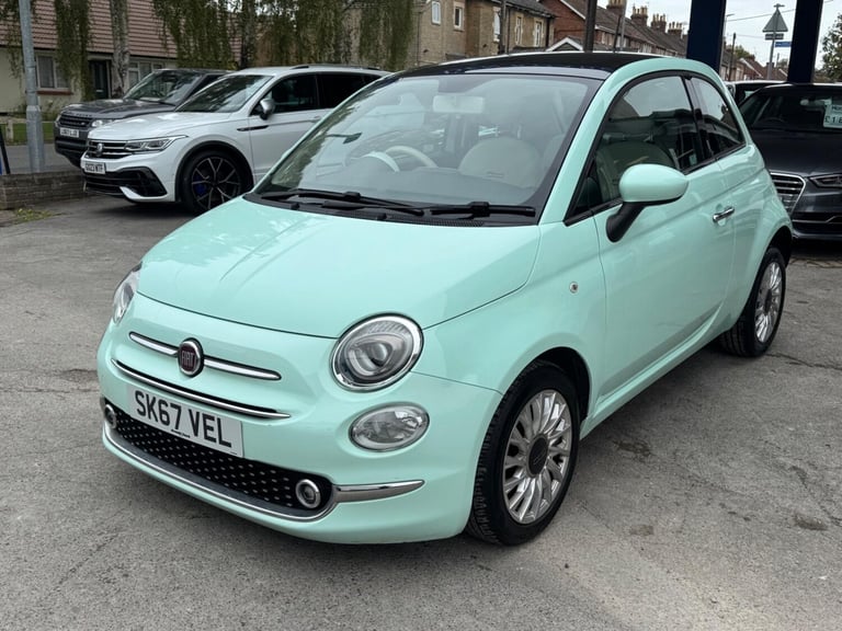 2018 Fiat 500 1.2 Lounge Euro 6 (s/s) 3dr HATCHBACK Petrol Manual