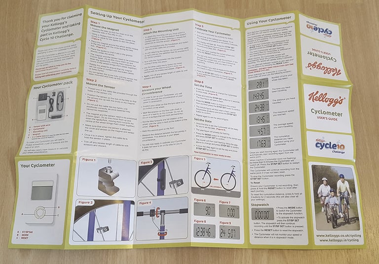 Kellogs Cyclometer Cycle Computer - Brand New & Unused