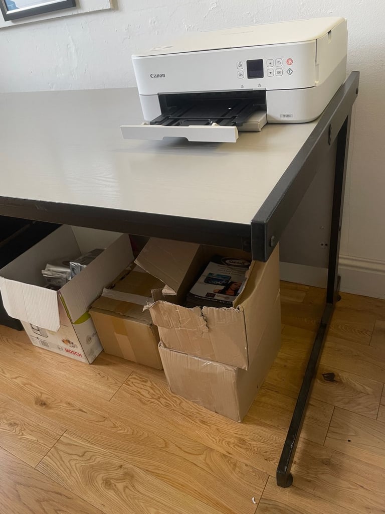 Long office desk - good for displays. 1.8m