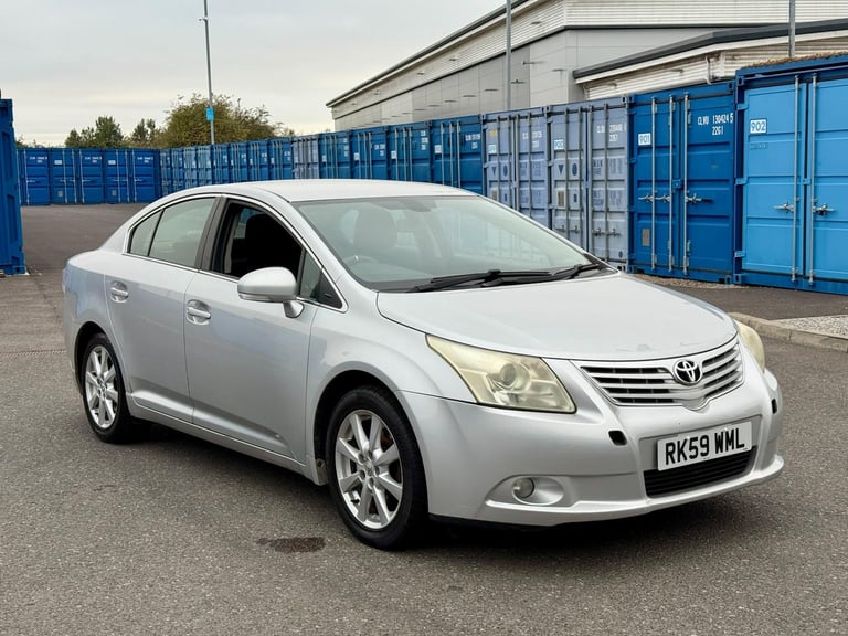 2009 Toyota Avensis 1.8 V-Matic TR Euro 4 4dr SALOON Petrol Manual