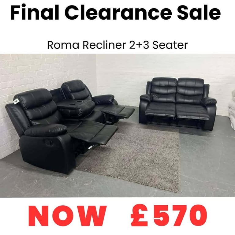 image for Sorrento Recliner Sofa Sale, Roma Sofa