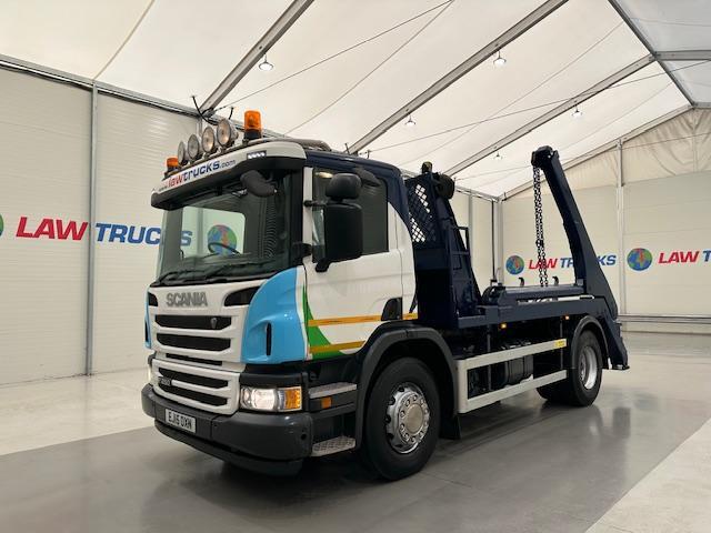 Scania P250 4x2 Day Cab Skip Loader