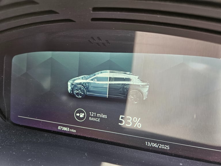 2021 71 Jaguar I-PACE 294kW EV400 Black 90kWh Auto 11kW Charger Damaged Salvage