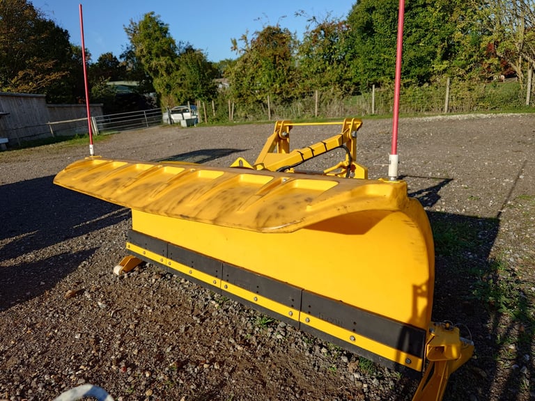 2017 Econ Snow Plough For Truck Telehandler Tractor c/w storage frame