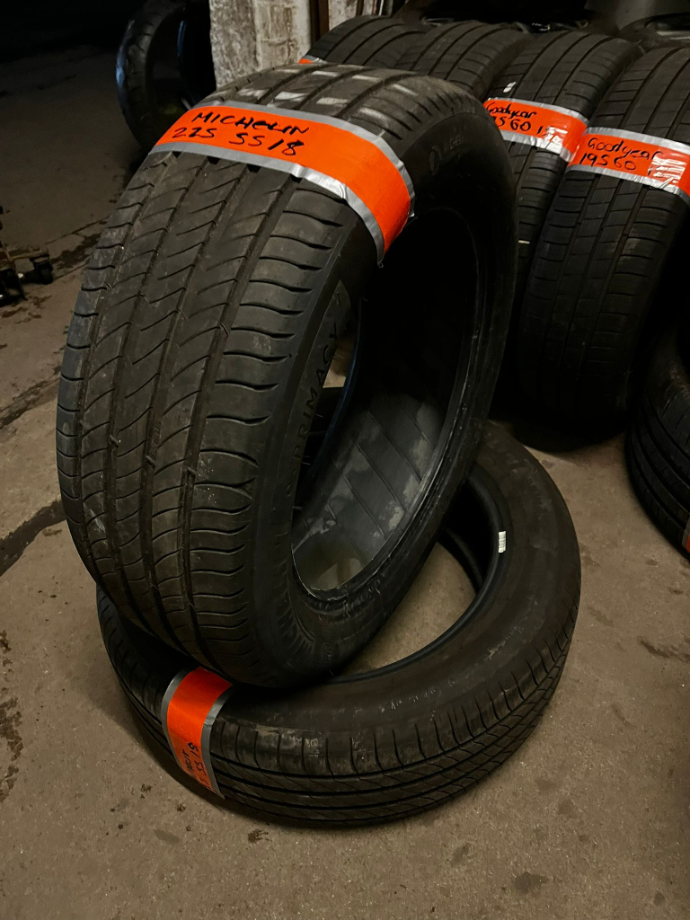 225 55 18 Michelin Matching pair Only £90 fitted and balanced open 7 days