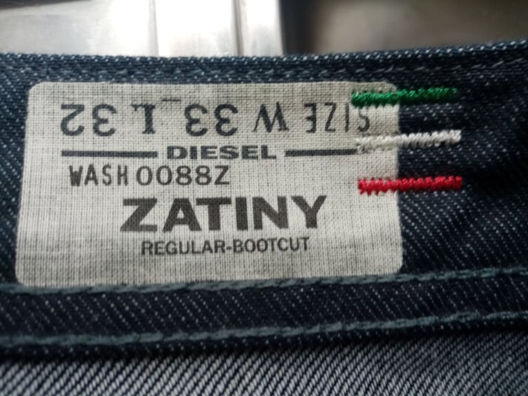 DIESEL ZATINY 0088Z JEANS DENIM REULAR BOOTCUT 