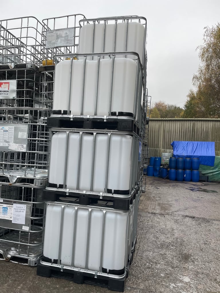 600 LITRE FOOD GRADE IBC TANKS 