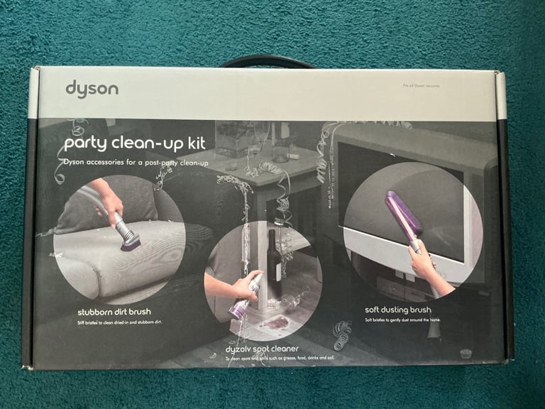 image for Dyson Party Clean Up Kit, New, Boxed, Upright Dyson Hoover Vacuum