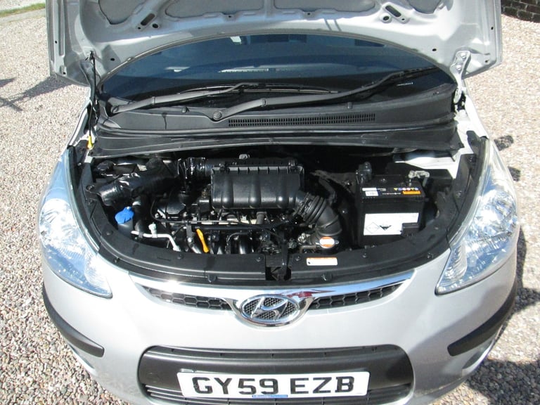Hyundai i10 Classic. 2009. Silver. Just 12,000 miles. Service history. £35 tax. 