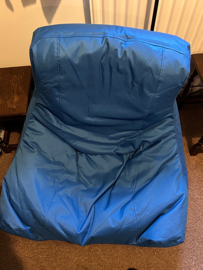 image for Larger teenager bean bag blue x 2