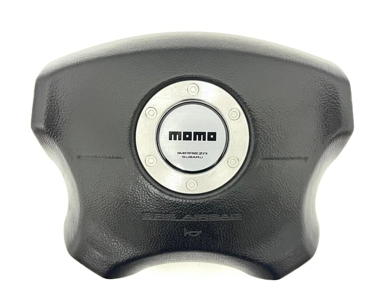 Subaru Impreza WRX STI Newage Momo Red Stitch Steering Wheel Airbag OEM RNA1250
