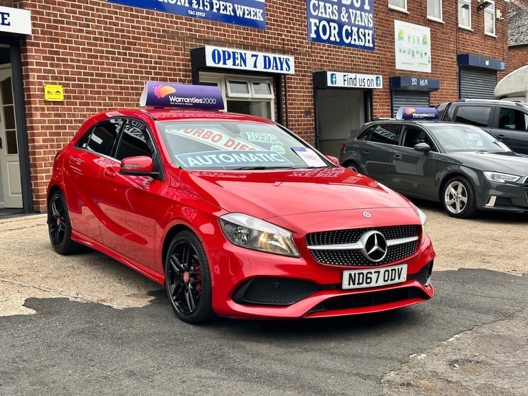 67 reg mercedes a class A180d AMG Line 1.5 litr diesel 5dr Automatic