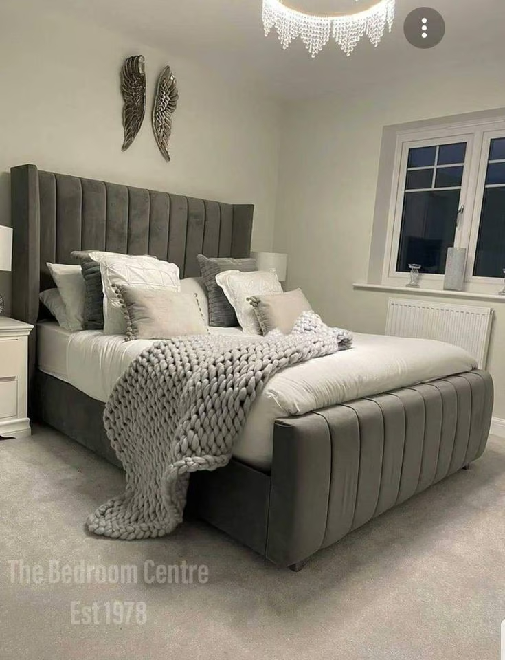 A Selection Of Luxury Double Bed Frames With Memory Mattress Included Available Asap