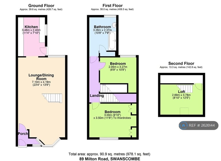 3 bedroom house in Milton Road, Swanscombe, DA10 (3 bed) (#2626144)