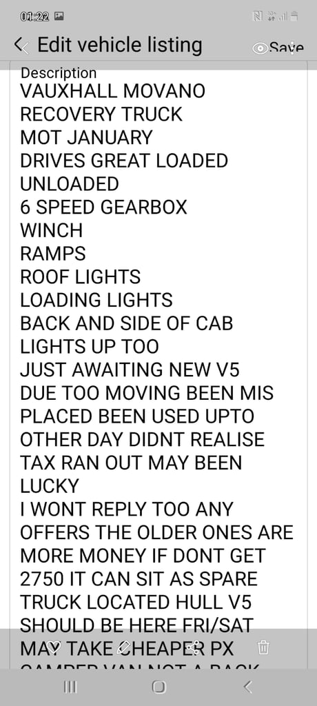 Vauxhall, MOVANO, Other, 2010, Manual, 2463 (cc)