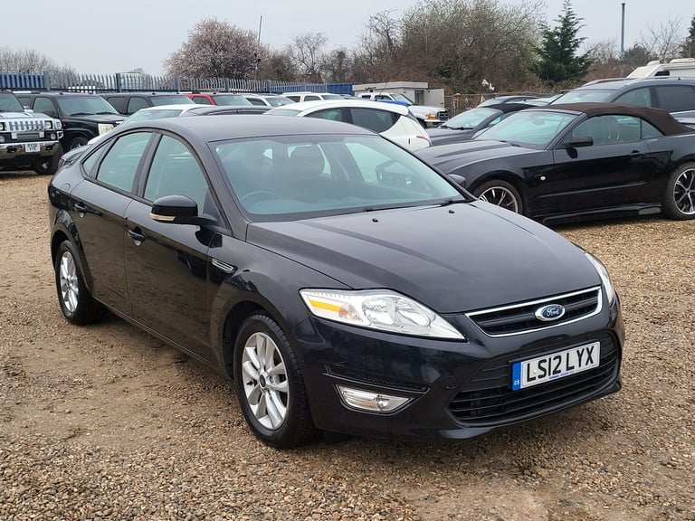 2012 FORD MONDEO 1.6 TDCi ECO ZETEC 5dr [Start Stop] BLACK £35 A YEAR ROAD TAX 