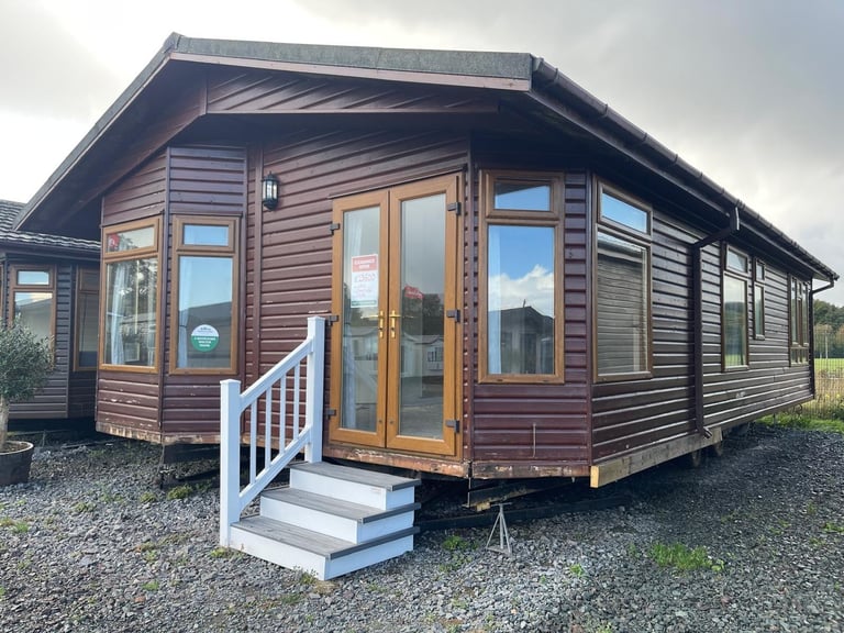 Static Off Site For Sale Omar 38ft x 20ft, 2 Bedroom Lodge
