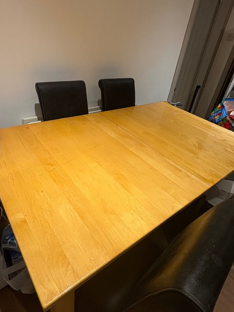 FREE Large Dining table with 5 chairs