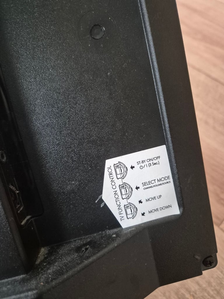 PHILIPS TV 26HFL 2808D/12 together with 3 tier glass stand