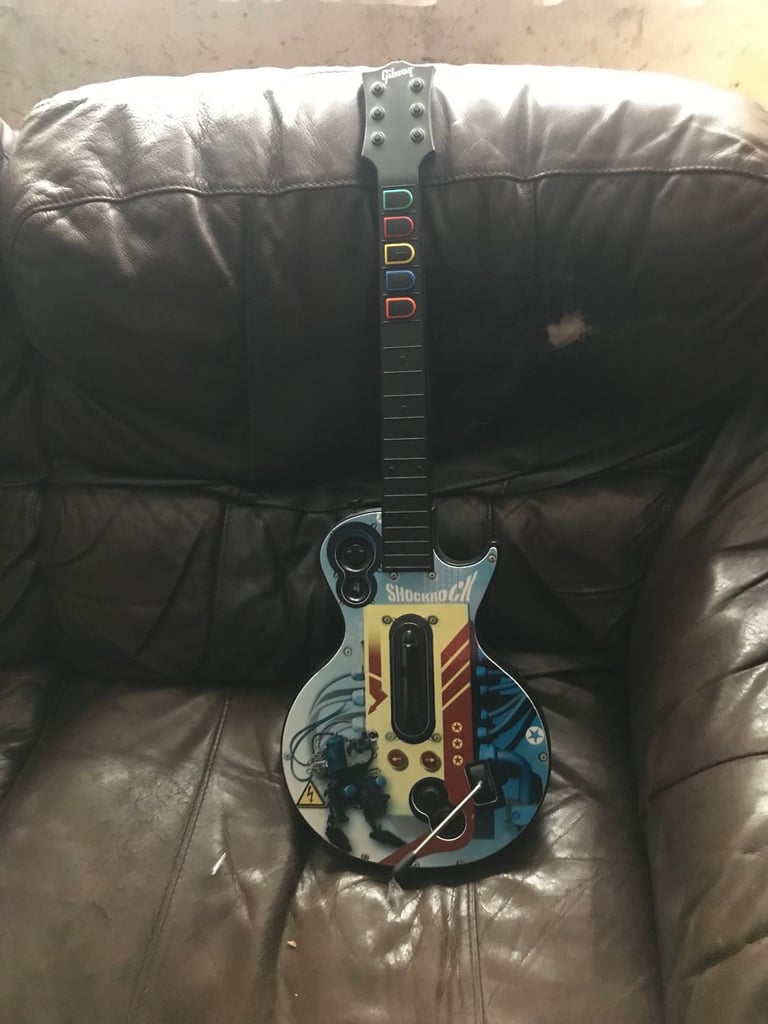 image for PS 3 GUITAR HERO GUITAR AND 3 GAMES