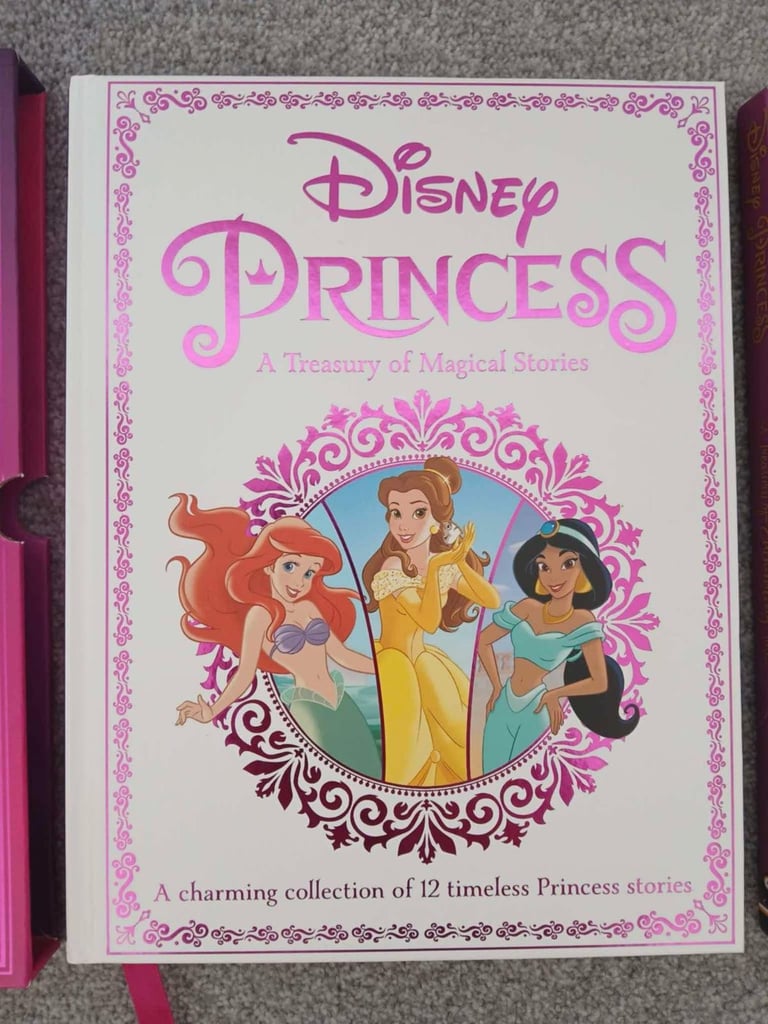 Two Disney Princess hardback treasury books