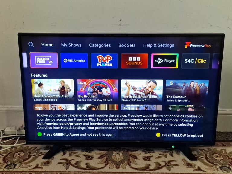 Toshiba Smart TV HDR 4K Ultra HD Led 43 inches for sale 