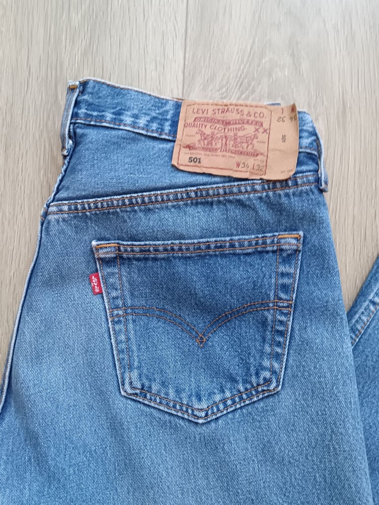 image for Levi's 501 W34 L32 Made in UK 
