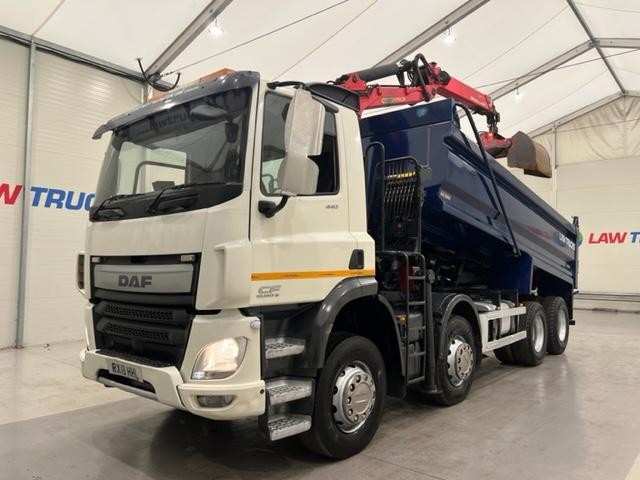 DAF CF 440 8x4 Day Cab Steel Tipper Grab