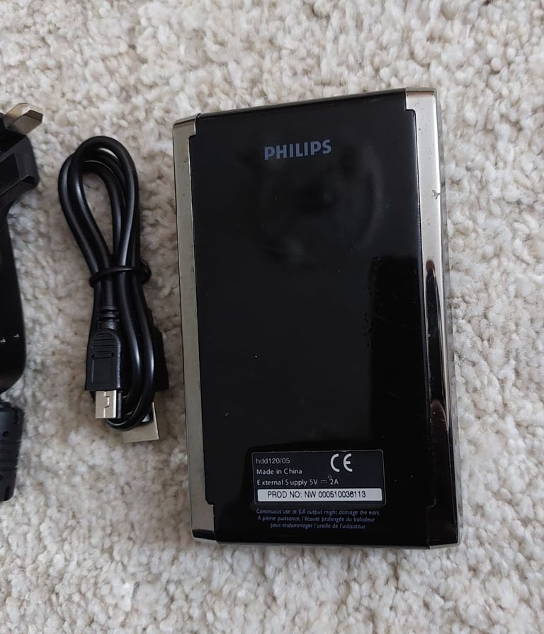 Philips Recording Audio Jukebox HDD120/05 Dictaphone,MP3 WMA 