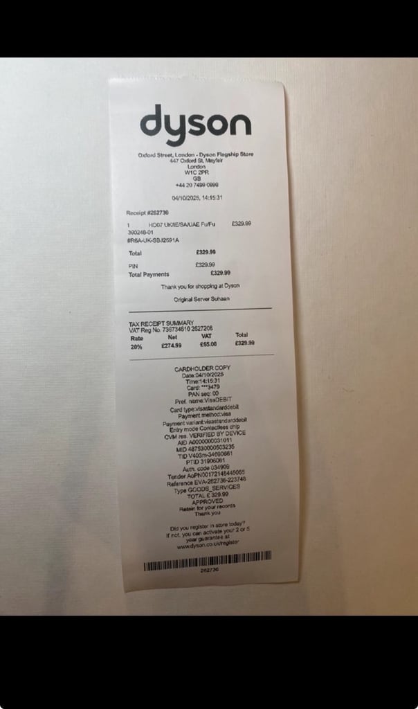 Dyson supersonic hairdryer