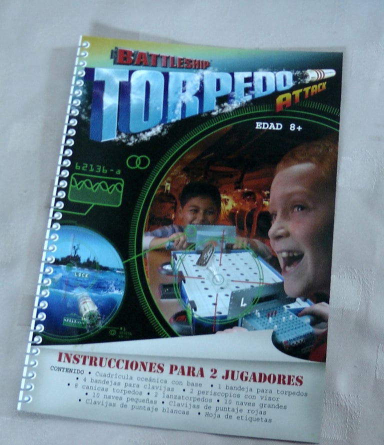 Battleship Torpedo Attack MB Games Hasbro Complete