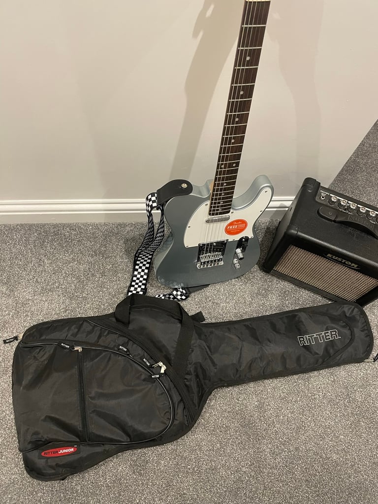 Fender Squier Telecaster + Amp and Guitar Bag