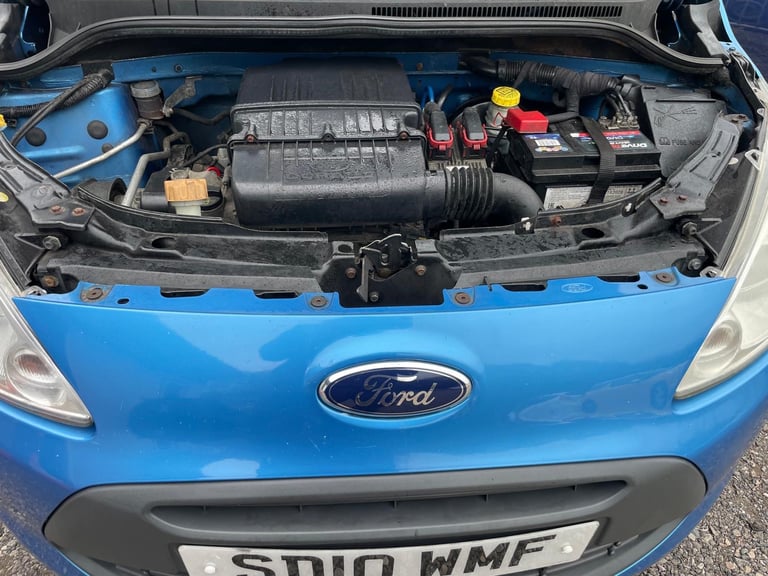 FORD KA 1.2 ZETEC 10 REG BLUE 3 DOOR MOT JULY 9TH 2026 TAX £35 SERVICE HISTORY NEW GEARBOX