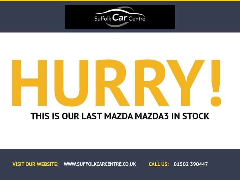 2015 65 MAZDA MAZDA3 2.0 SKYACTIV-G SPORT NAV HATCHBACK 5DR PETROL MANUAL EURO 6