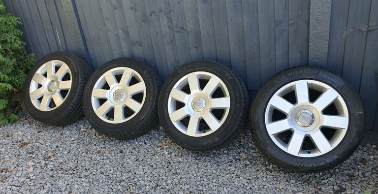 image for Audi TT Mk1 98-06☆16 inch☆Genuine 5 stud Alloy wheels with Michelin tyres☆VGC