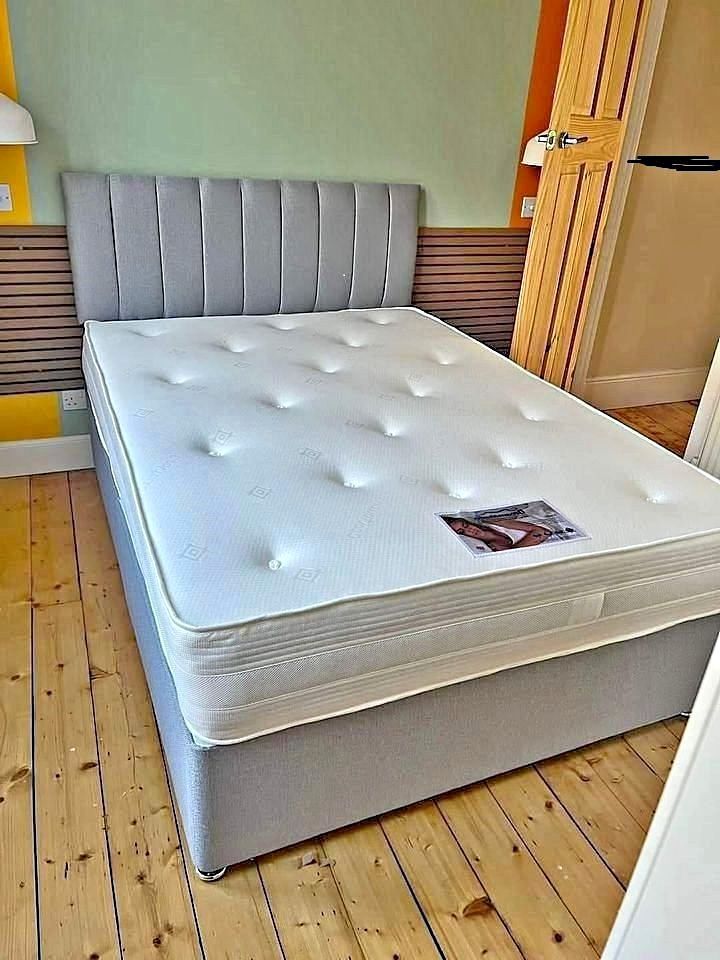 Divan Double (Single / King Size) Bed+Mattress CLEARANCE SALE ON BRAND NEW BEDS WITH MATTRESSES