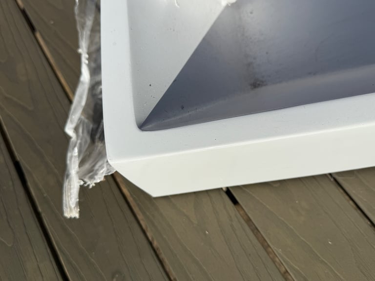 Double vanity sink - composite resin