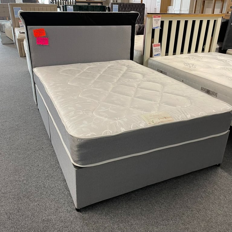 image for Go Now !! Divan bed - Double Divan bed With Mattress !! Quick Sale 