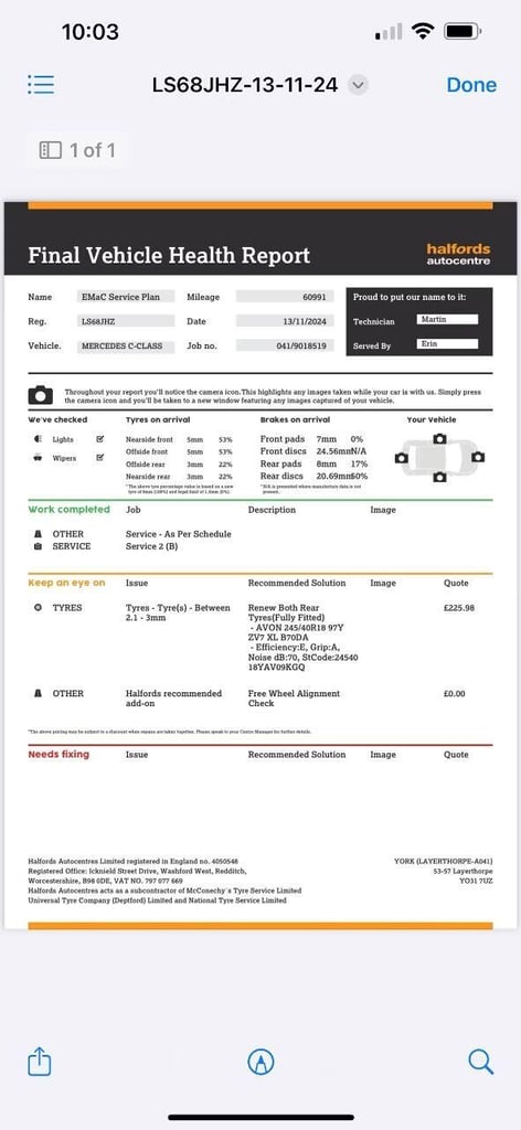 2018 Mercedes-Benz C Class 1.5 C200 MHEV EQ Boost AMG Line Estate 5dr Petrol G-Tronic+ Euro 6 (s/...