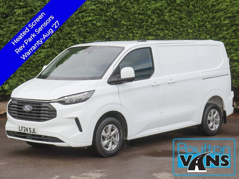 image for  Ford Transit Custom 300 EcoBlue Limited L1 SWB PANEL VAN, Air Con, Cruise, Rev Cam, H.Seats,  W ...