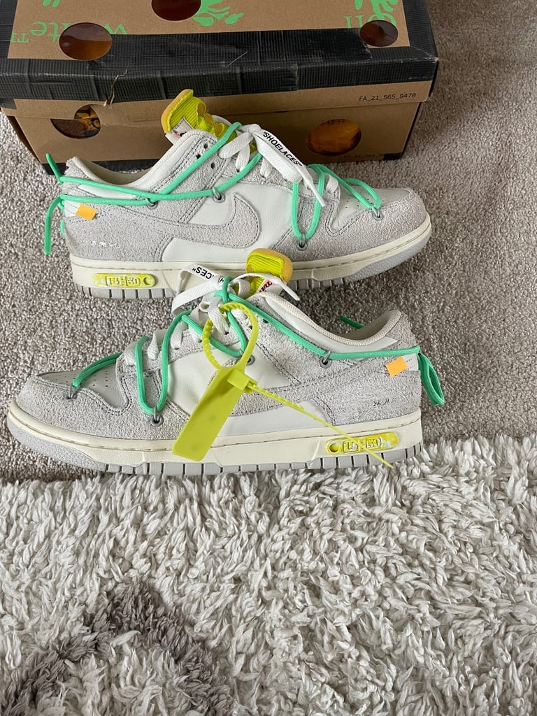 Nike dunk off-white 100% authentic og box 