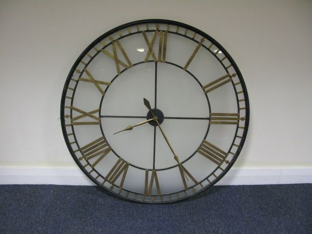 image for Large art deco wall clock . Diameter - 120cm