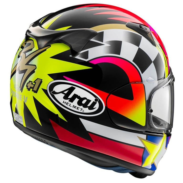 #ARAI PROFILE V - MOTORCYCLE HELMET - KEVIN SCHWANTZ 1995 - LARGE - BRAND NEW - £500