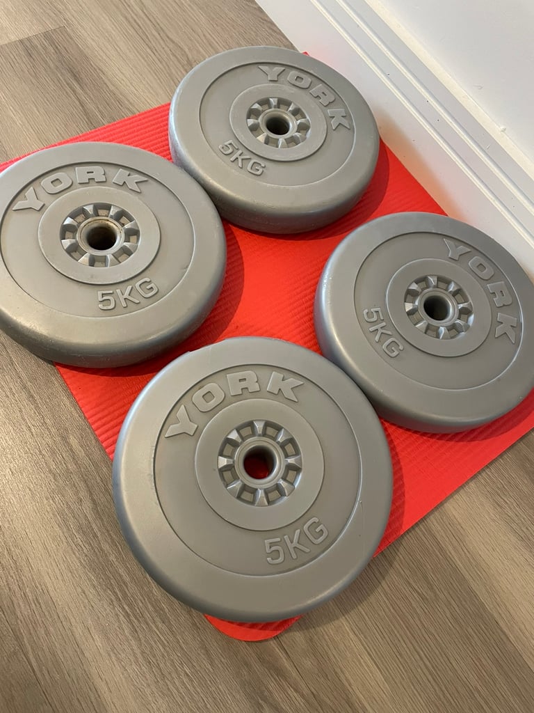 20kg (4x5kg) weight plates for dumbbells and barbell. Free weight gym | in  Kirkintilloch, Glasgow | Gumtree
