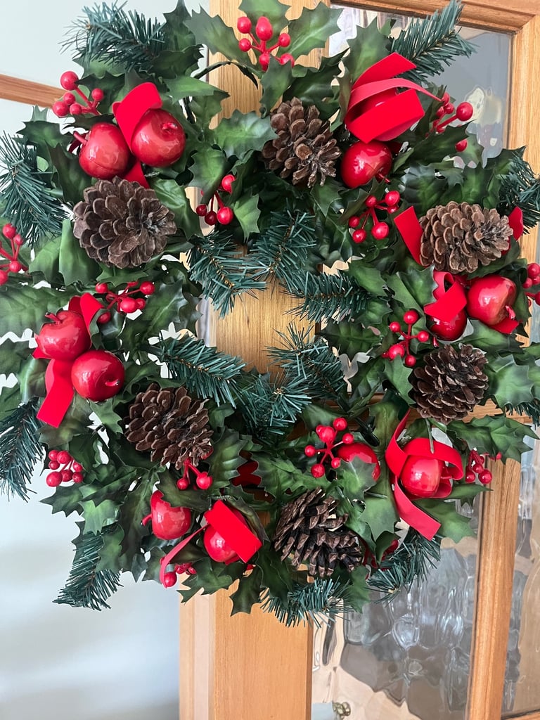 image for Artificial Christmas Door Wreath ( no. 1 )