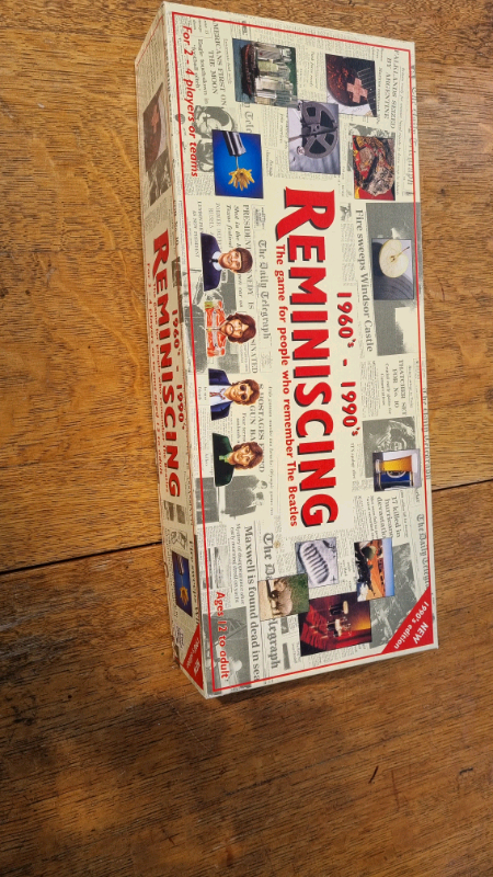 REMINISCING 1960's - 1990's bOARD Game