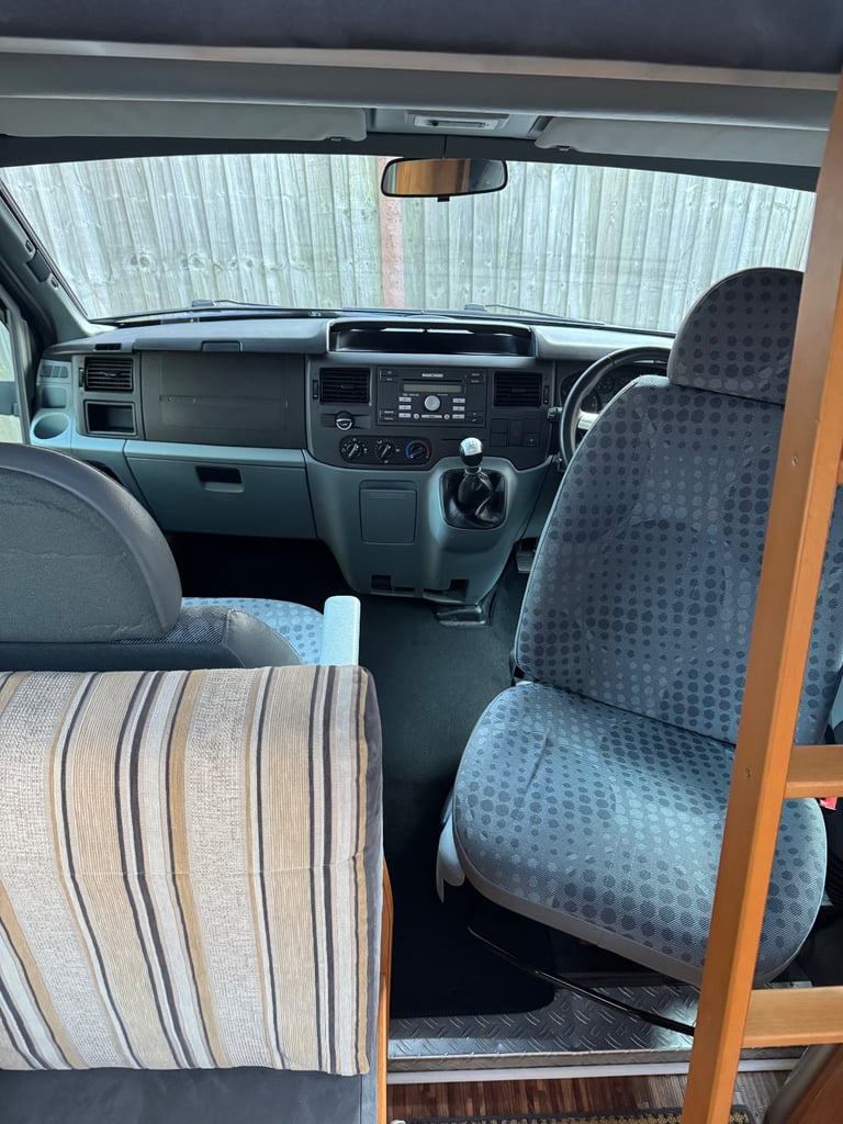 Ford transit hymer motorhome 6berth garage, awning/bike rack
