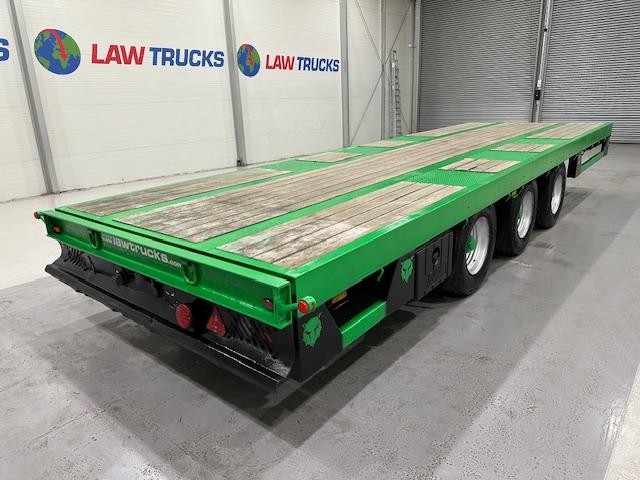 JPM Tri Axle Flatbed Drawbar Trailer